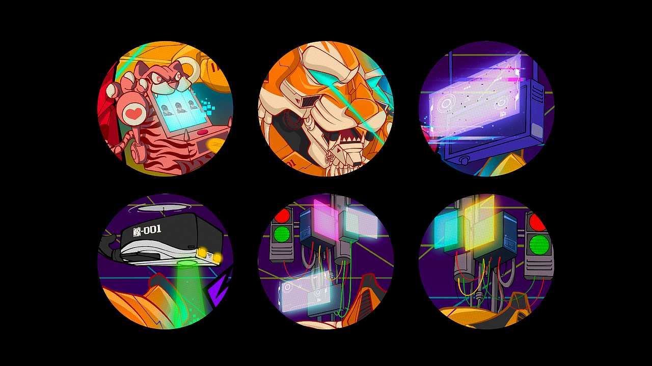 大脑斧|插画主视觉|Illustration design