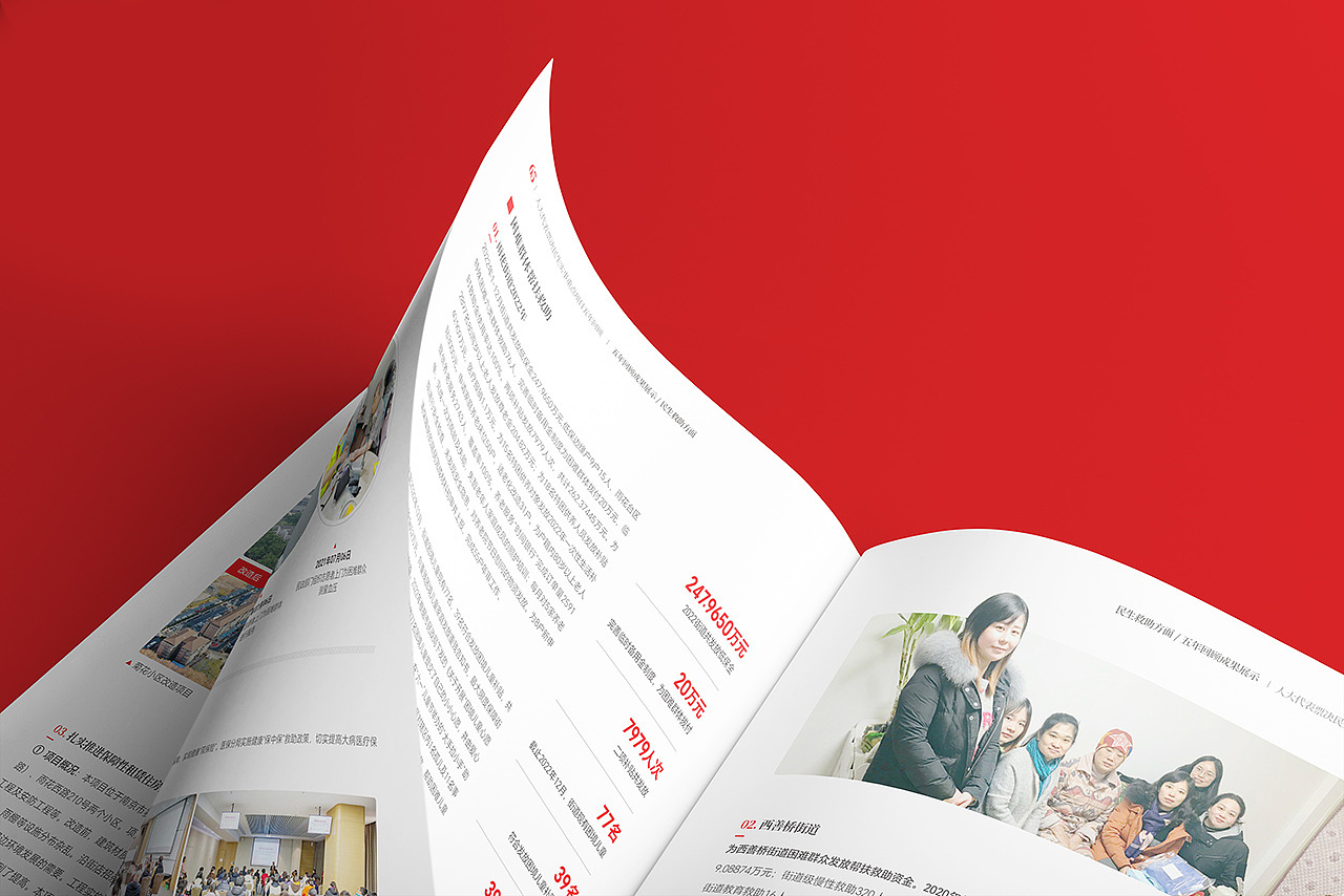 画册设计 招商手册 人大代表民生实事五年回顾专刊设计（图ZMzYxNDE4MzYw） - 书籍/画册 - 站酷设计师品一视觉设计原创素材 - 站酷ZCOOL