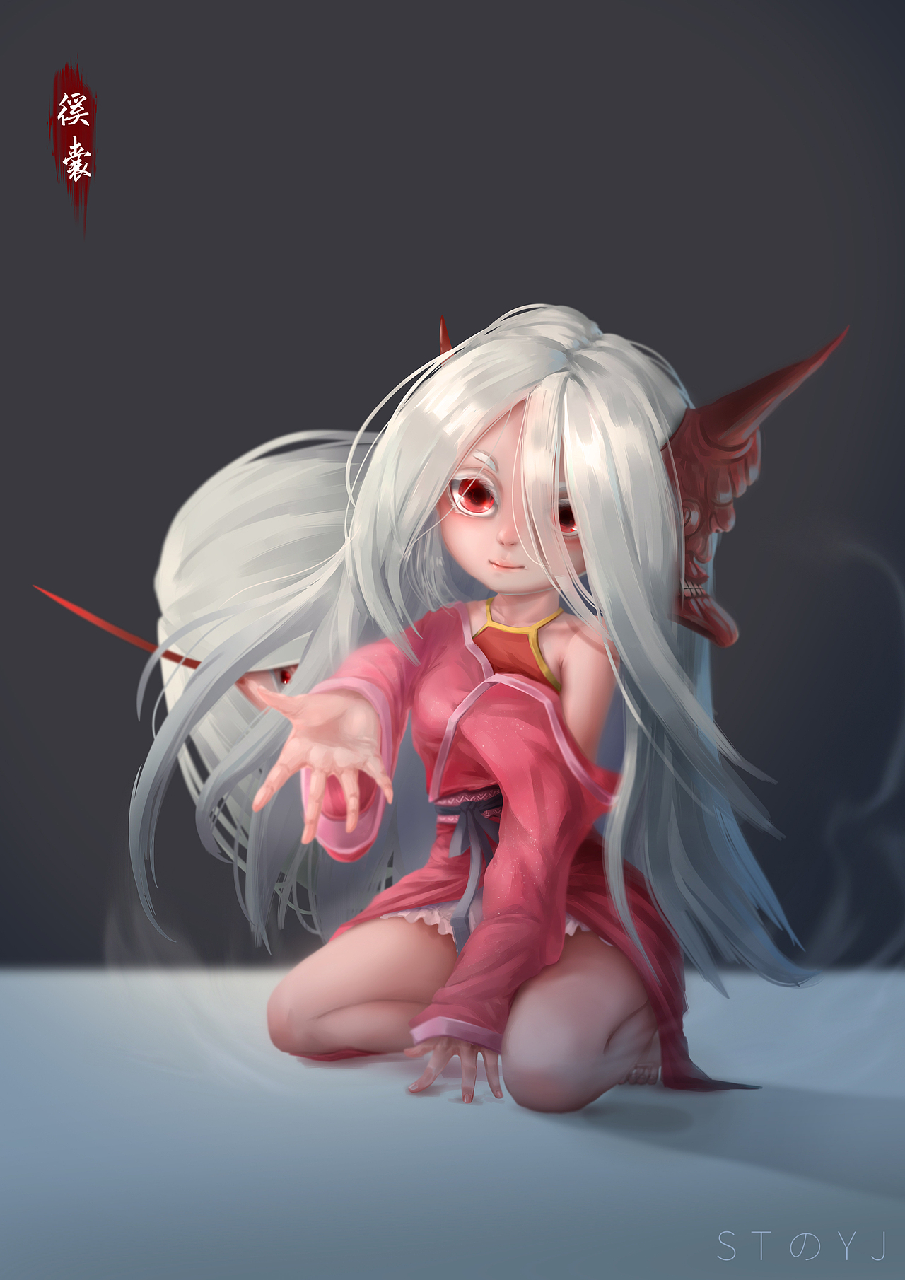 鬼娘（图ZMzA0NDQ4OTQ4） - 创作习作 - 站酷设计师桑田妖精原创素材 - 站酷ZCOOL