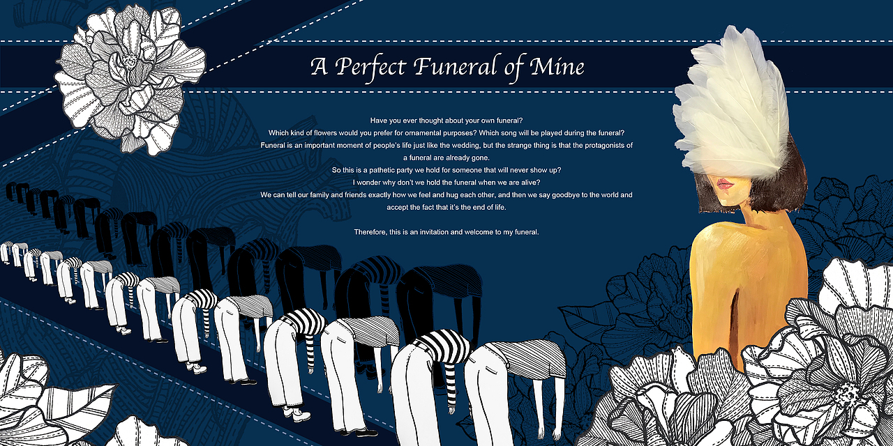 A Perfect Funeral of Mine｜拼贴画：我的完美葬礼（图ZMzIzNTEzNDk2） - 艺术插画 - 站酷设计师Tamrainy原创素材 - 站酷ZCOOL