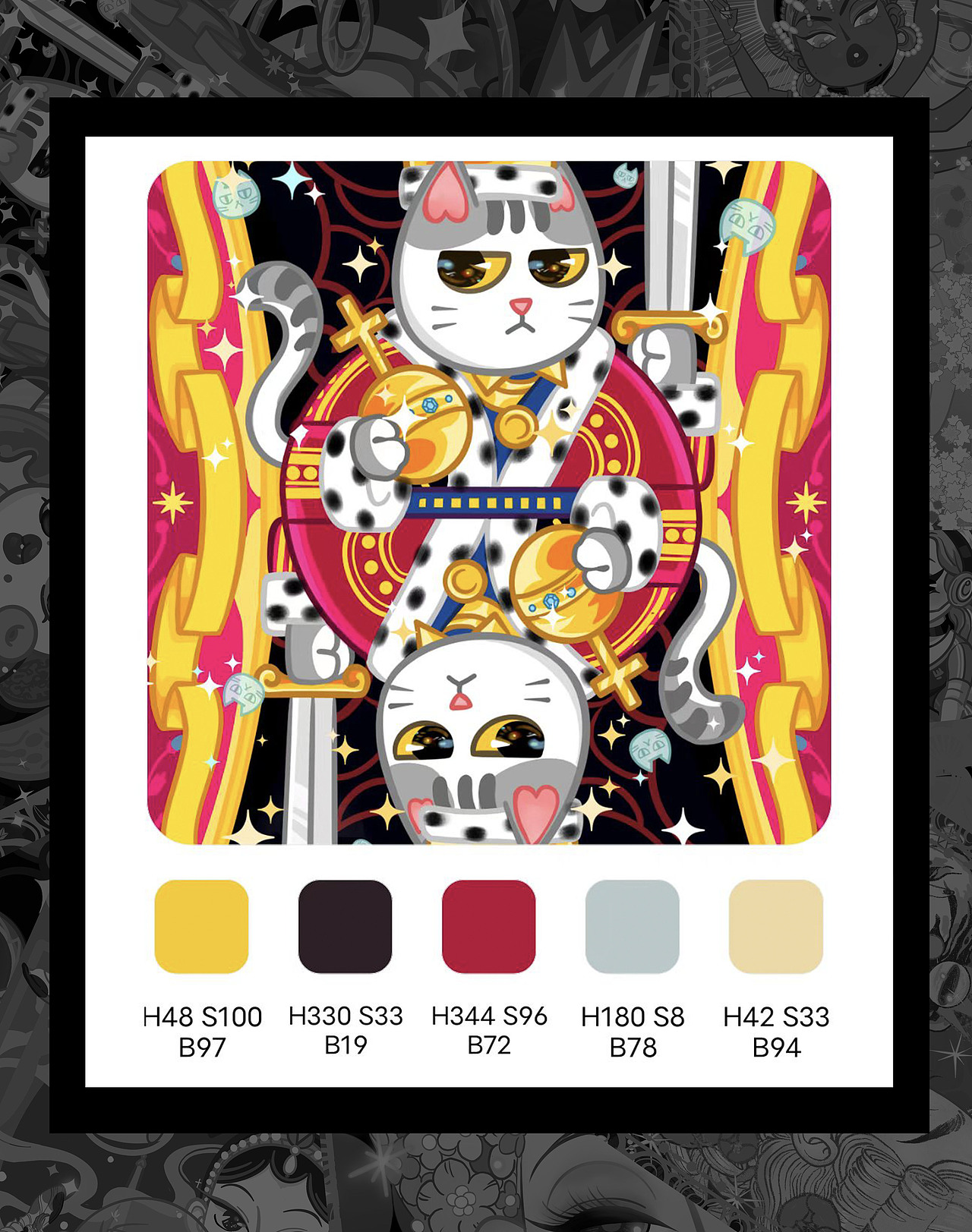 【PANTONE】ⅹ【桃桃大乱斗】（图ZMzI1MTQxMzQw） - 新锐潮流插画 - 站酷设计师蘭呐原创素材 - 站酷ZCOOL