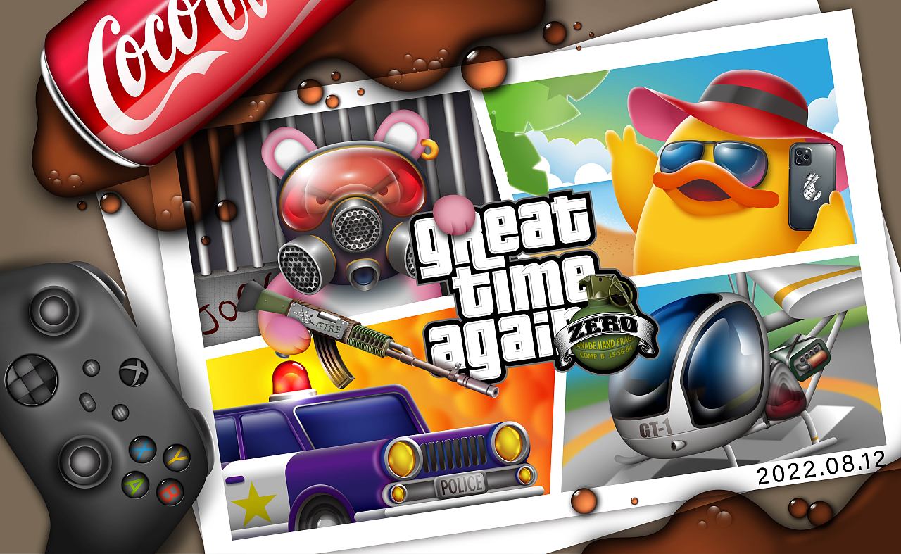 Great Time Again（图ZMzE1MDY0Njg4） - 创作习作 - 站酷设计师林育麟MrYlin原创素材 - 站酷ZCOOL