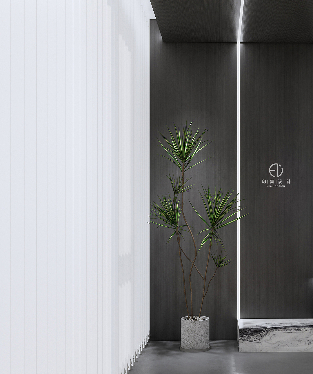 128㎡极简黑白灰，低调含蓄里的情感奔放（图ZMzA2MTg3MDQ0） - 家装设计 - 站酷设计师印集装饰设计原创素材 - 站酷ZCOOL