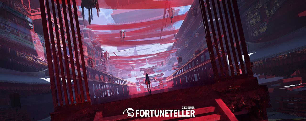 古风场景角色插图作品集合