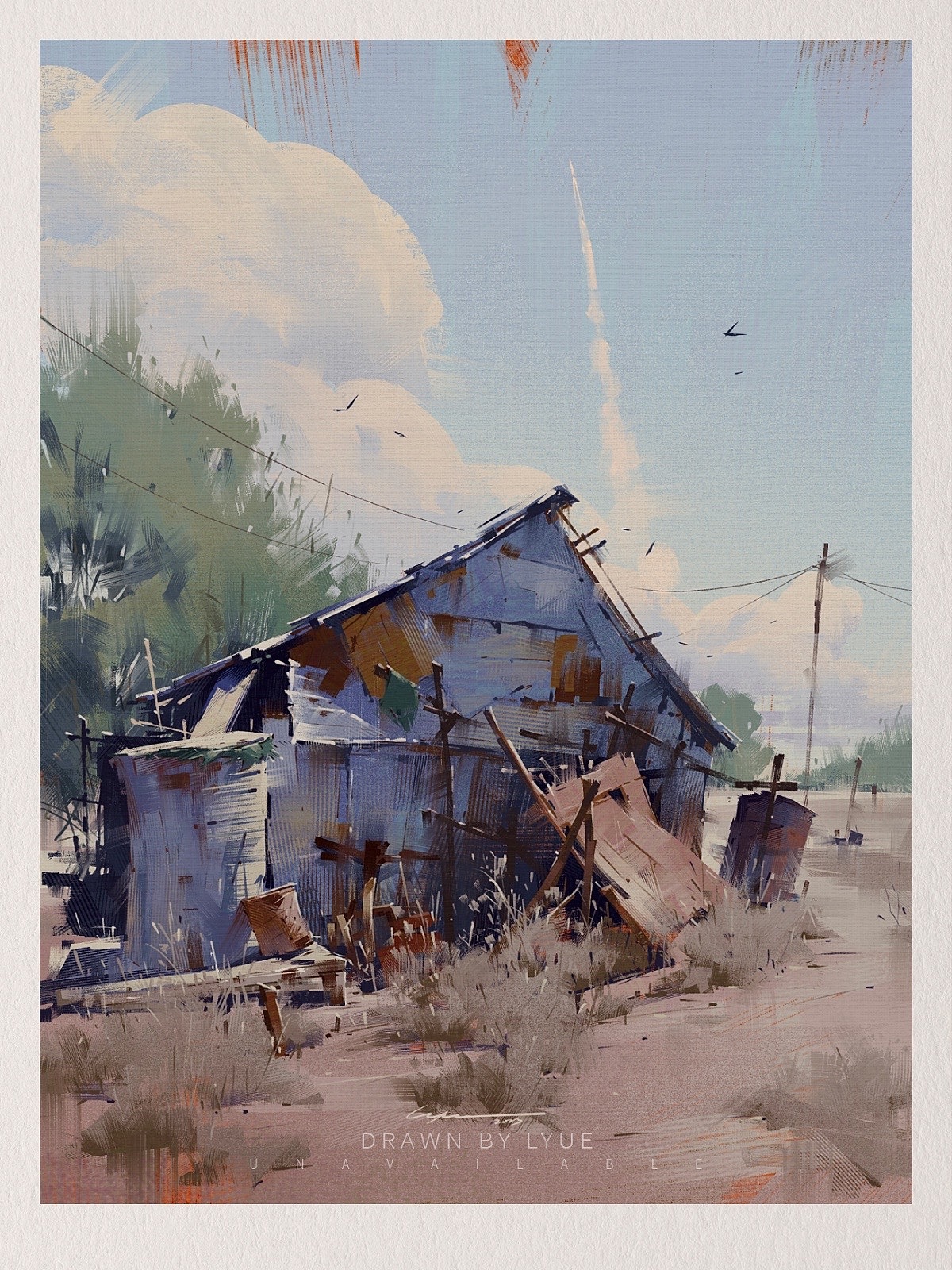 iPad风景插画合集（2023.03）（图ZMzM1NzM1MjY4） - 艺术插画 - 站酷设计师厘鱼Lyue原创素材 - 站酷ZCOOL