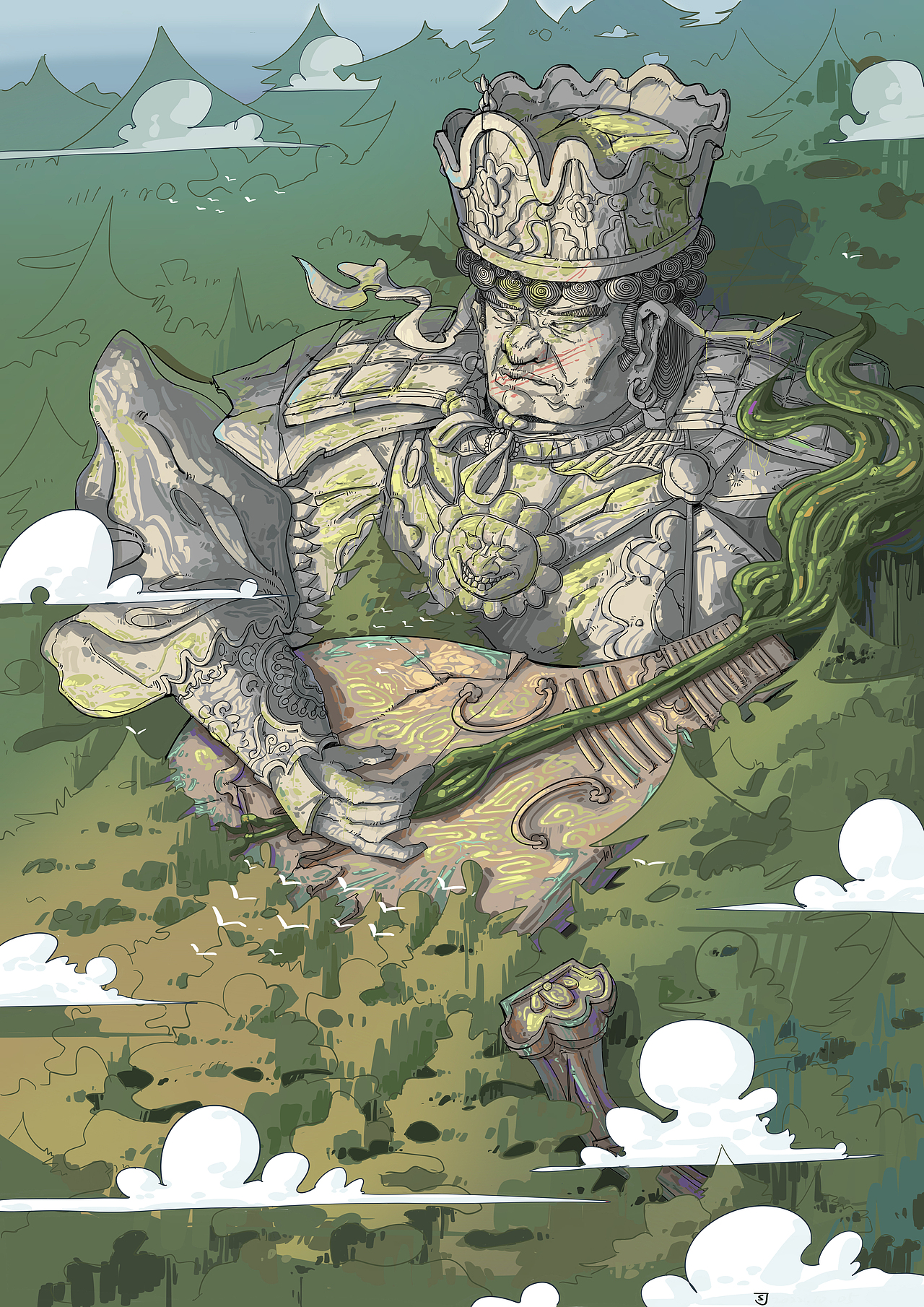 护世遗迹（图ZMzQ1MTE5ODQ0） - 概念设定 - 站酷设计师江斯达原创素材 - 站酷ZCOOL