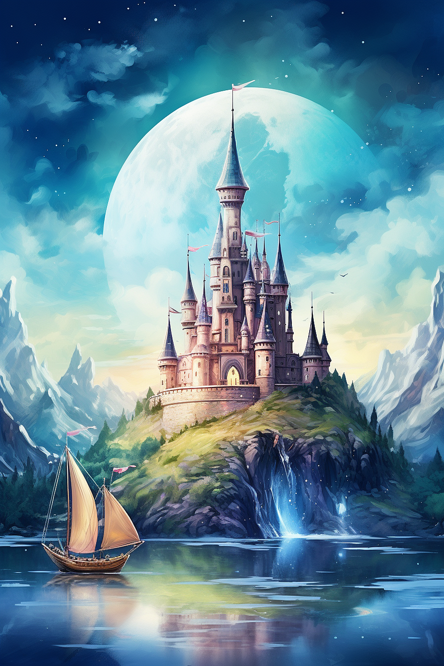 Midjourney 水彩建筑（图ZMzU0MTkwMzY4） - AI作品 - 站酷设计师啊沐沐1原创素材 - 站酷ZCOOL