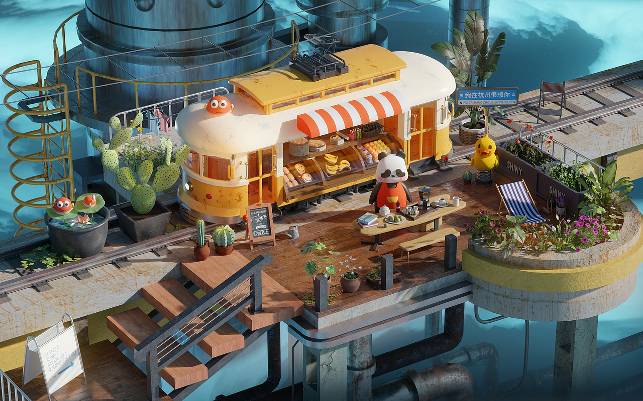 blender/练习作品集（图ZMzQ1Mjc0MTQ0） - 电商 - 站酷设计师青年幽默家原创素材 - 站酷ZCOOL