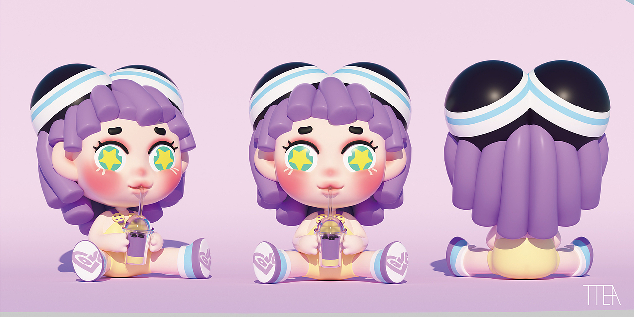 夏日么么茶 | 原创ip 设计 -TTEA