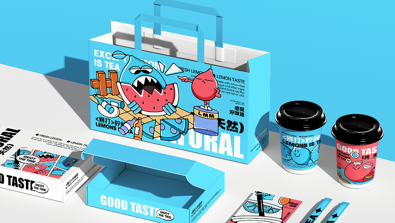 LEMOMO|柠檬茶品牌提案(图ZMzYwMjA2Mzk2) - 品牌 - 站酷设计师言言荷原创素材 - 站酷ZCOOL