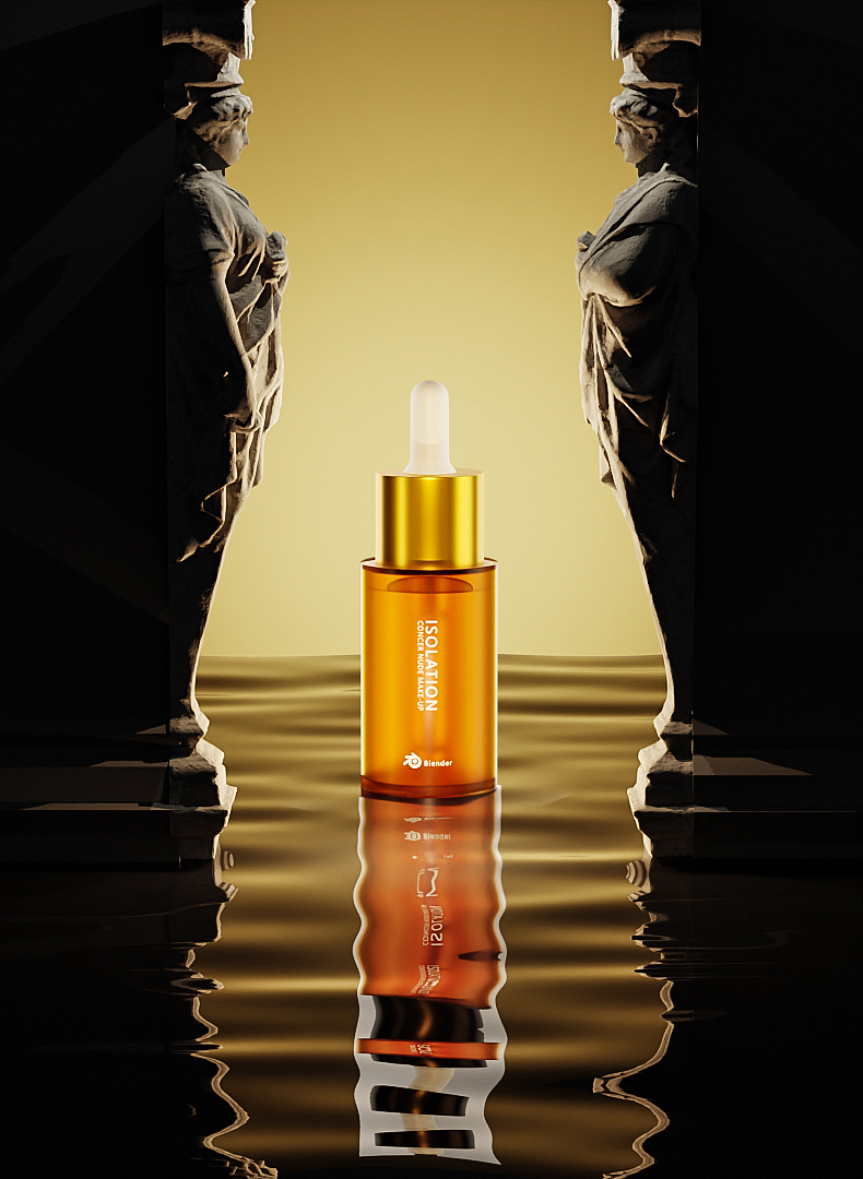 产品建模——一些瓶子产品建模渲染和场景搭建练习