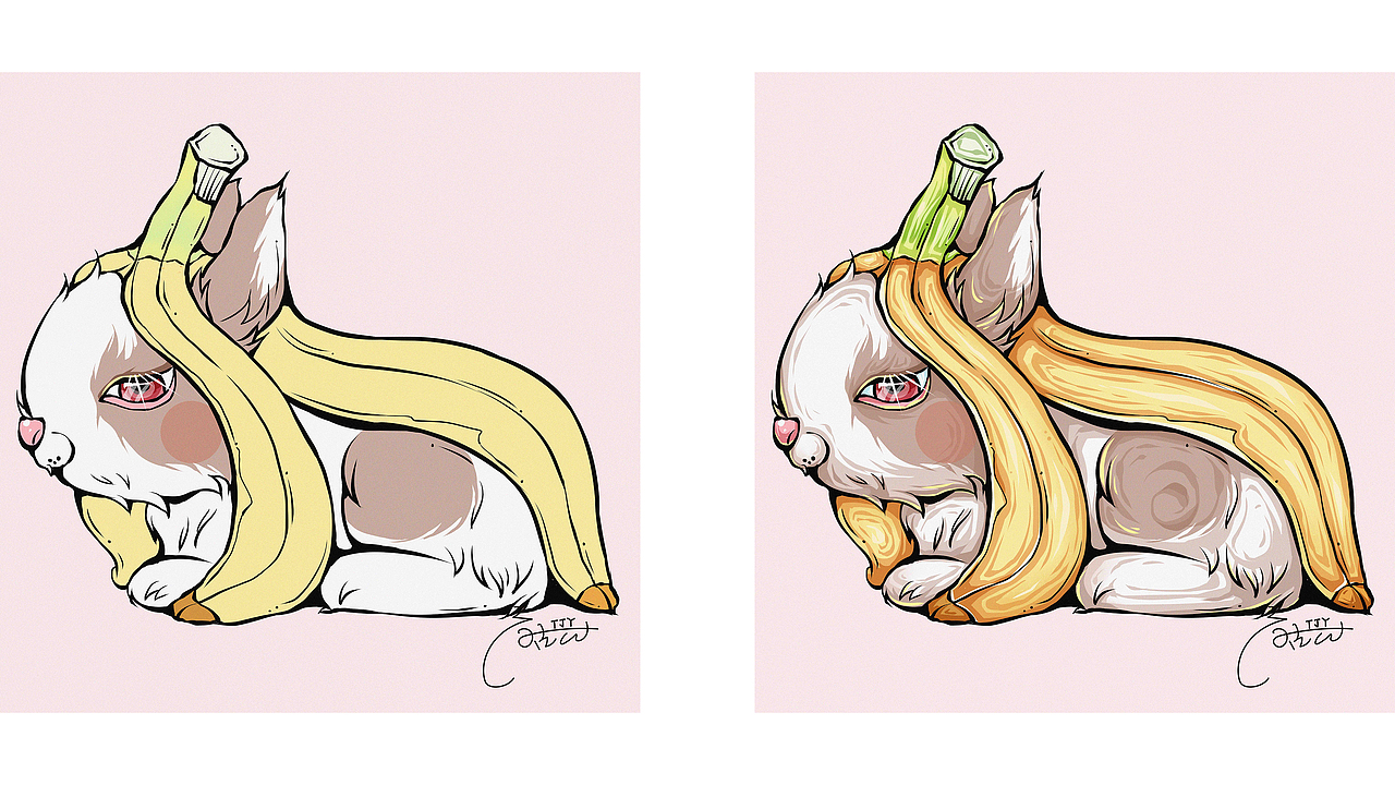 【国潮插画】-为2023，兔年国潮插画创意头像合集（图ZMzAyNDU5MTI0） - 创作习作 - 站酷设计师小洁云JIEYUN原创素材 - 站酷ZCOOL