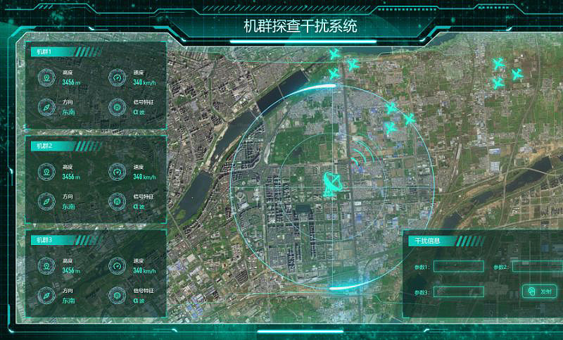 机群探查干扰系统