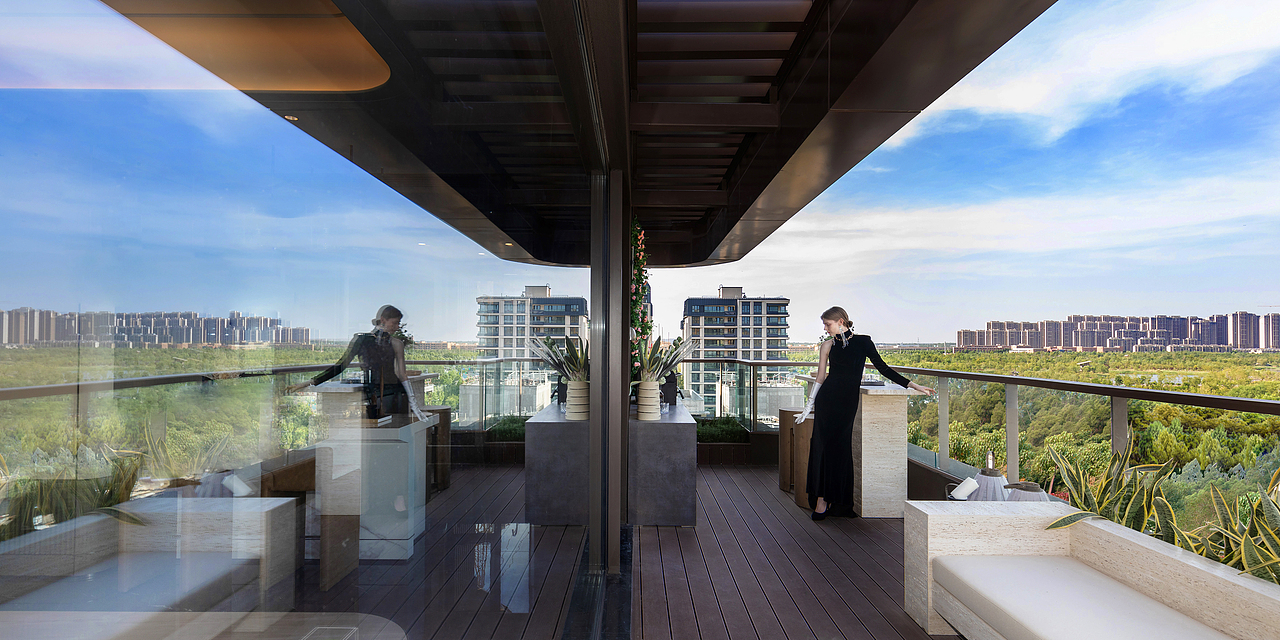 上一个组图，济南中海臻园府示范区开放