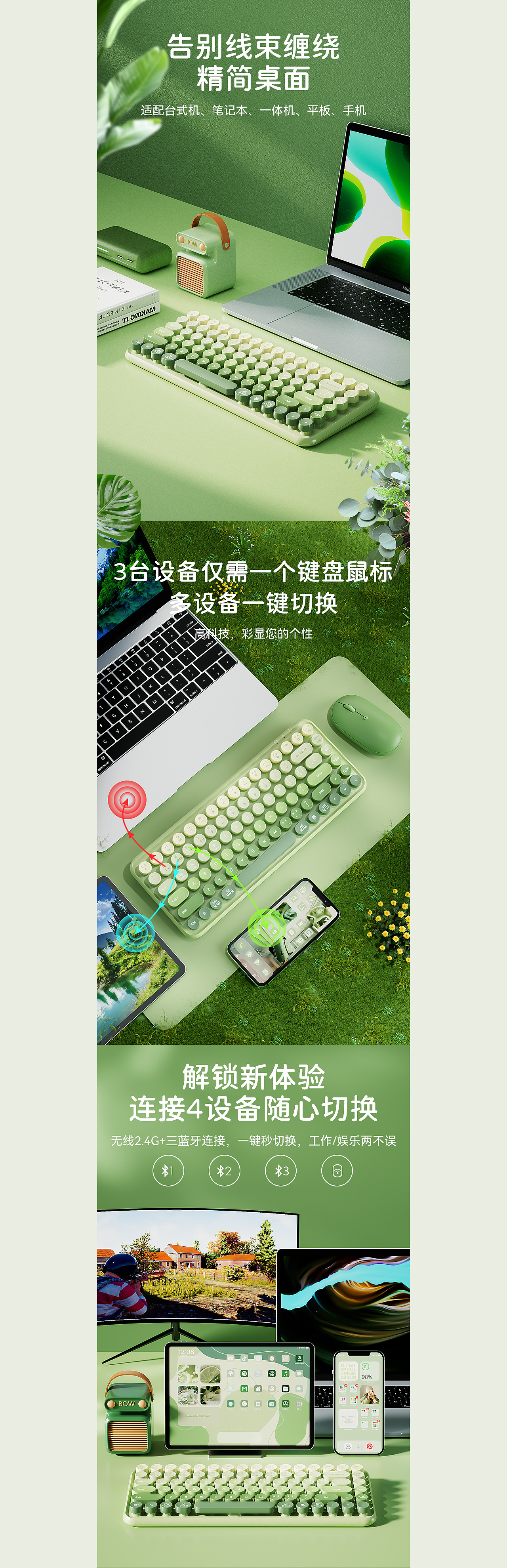 键盘详情页设计,AI人工智能初偿