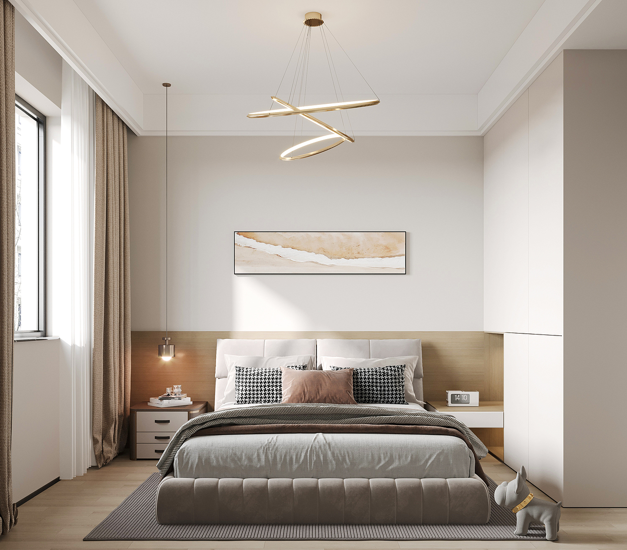 书房卧室（图ZMzIzMjAwNjAw） - 家装设计 - 站酷设计师把梦留给海1原创素材 - 站酷ZCOOL