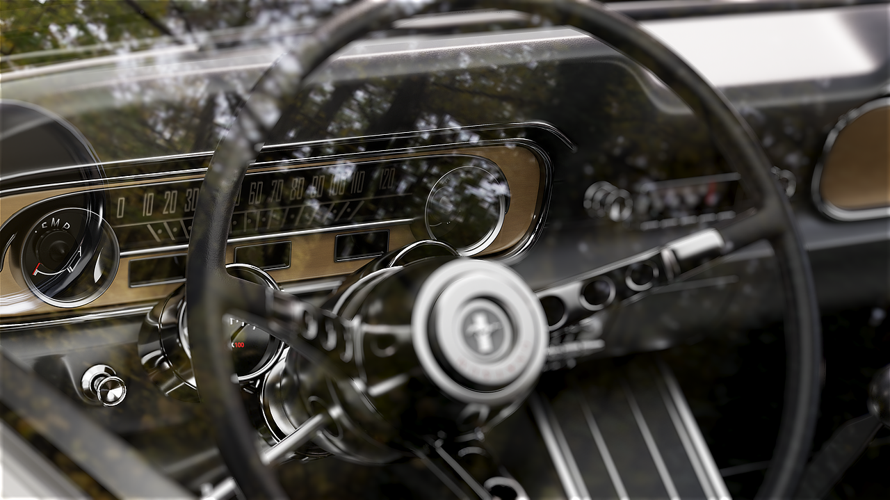 1965 Ford Mustang Fastback - CGI