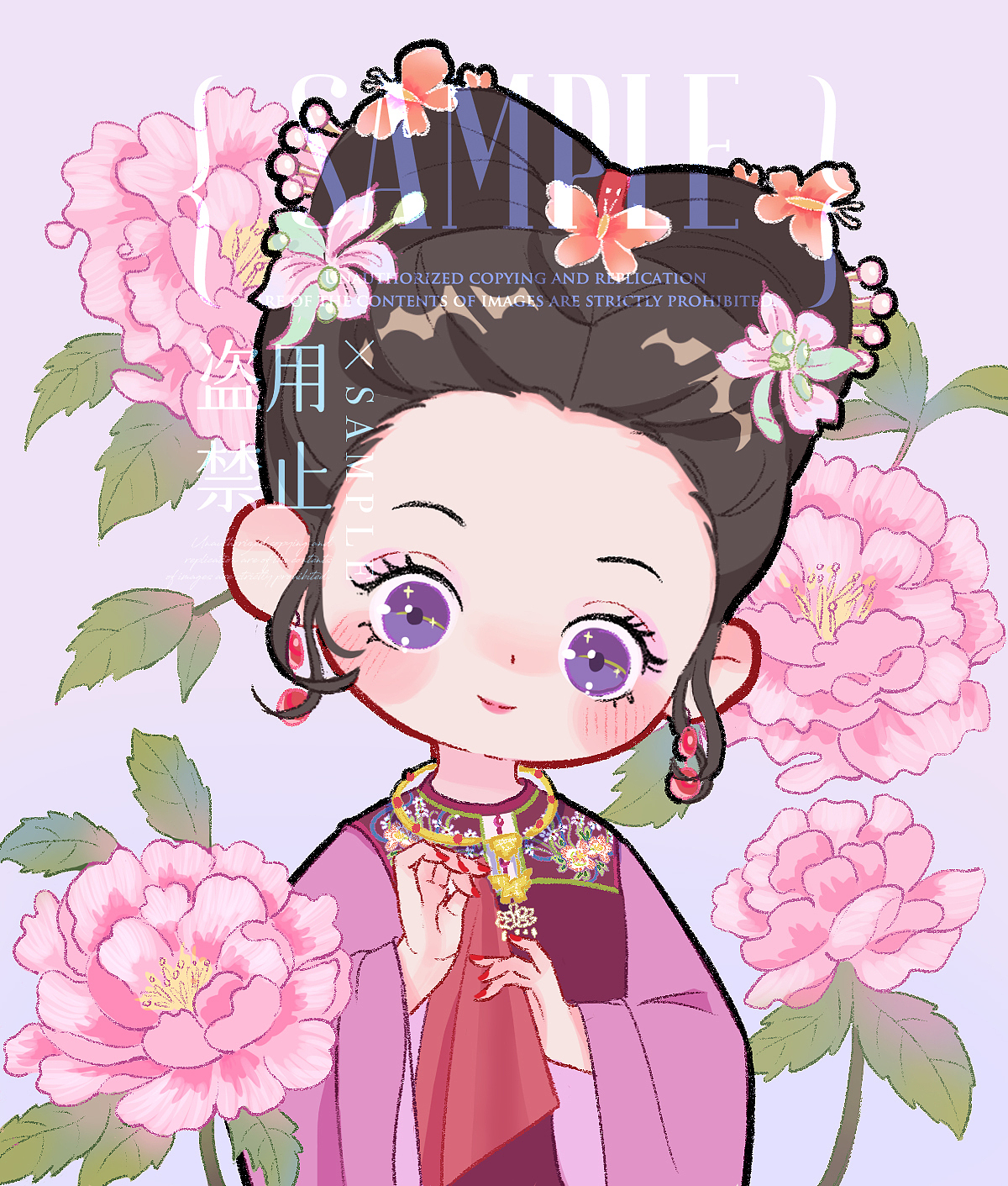 金陵十二钗（图ZMzY5MjY3MTI0） - 商业插画 - 站酷设计师glin小铃铛原创素材 - 站酷ZCOOL