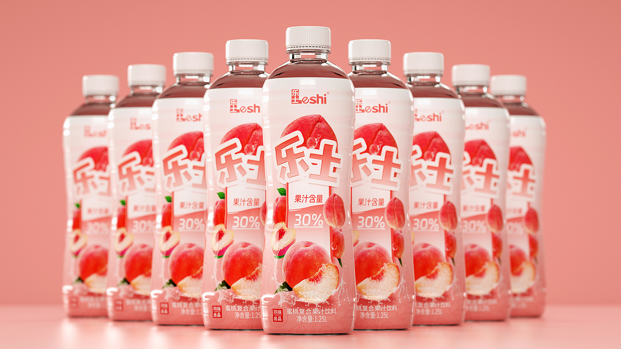 同福乐士果汁包装设计
