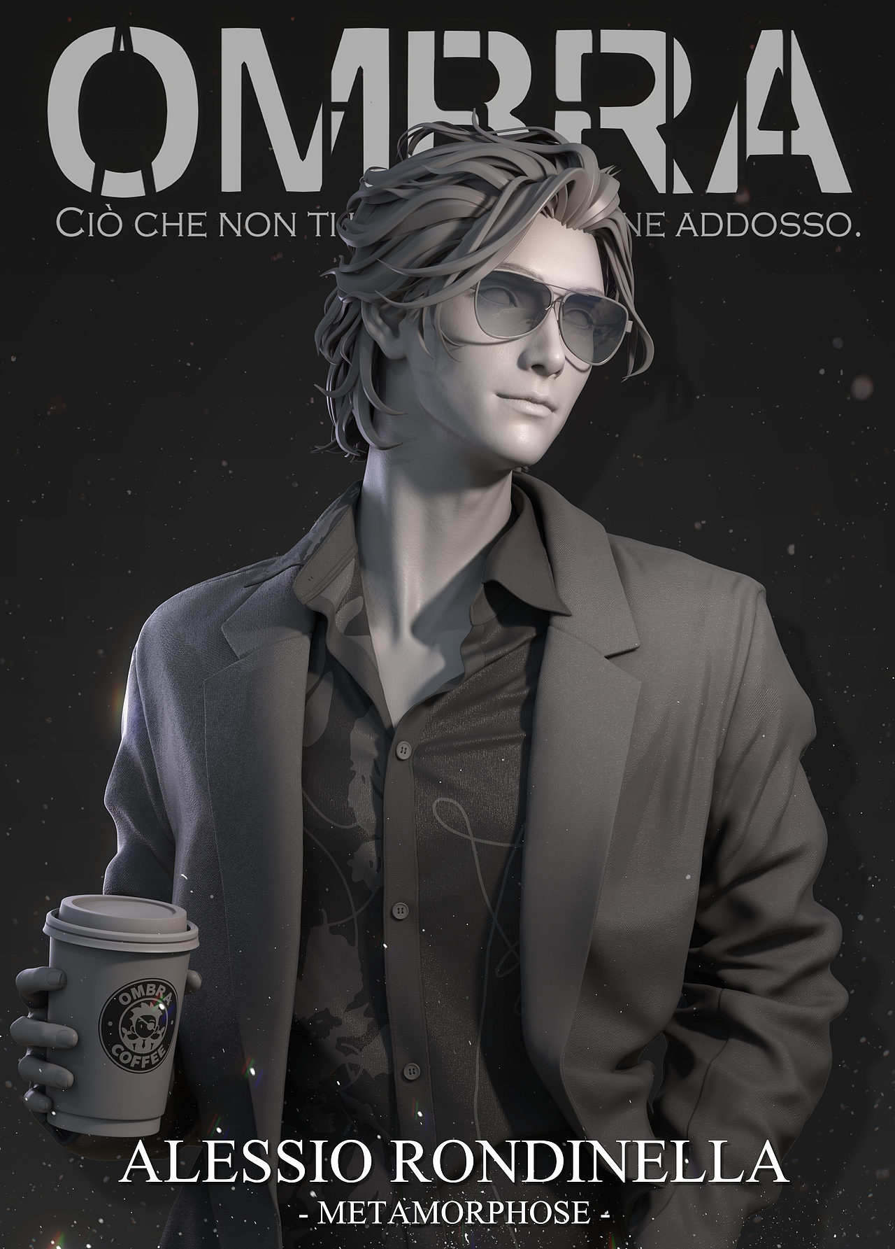 【3D建模】阿雷西欧·隆迪内拉（WIP）（图ZMzQxMTYxOTg0） - 人物/生物 - 站酷设计师夜弦Dusk原创素材 - 站酷ZCOOL