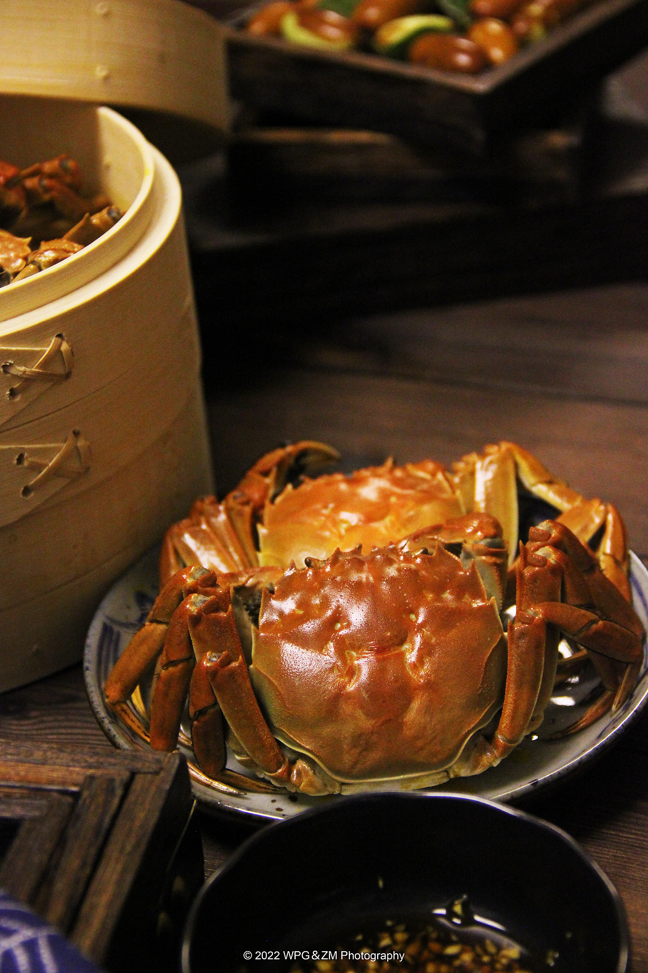 《 初秋蟹黄生半壳 》