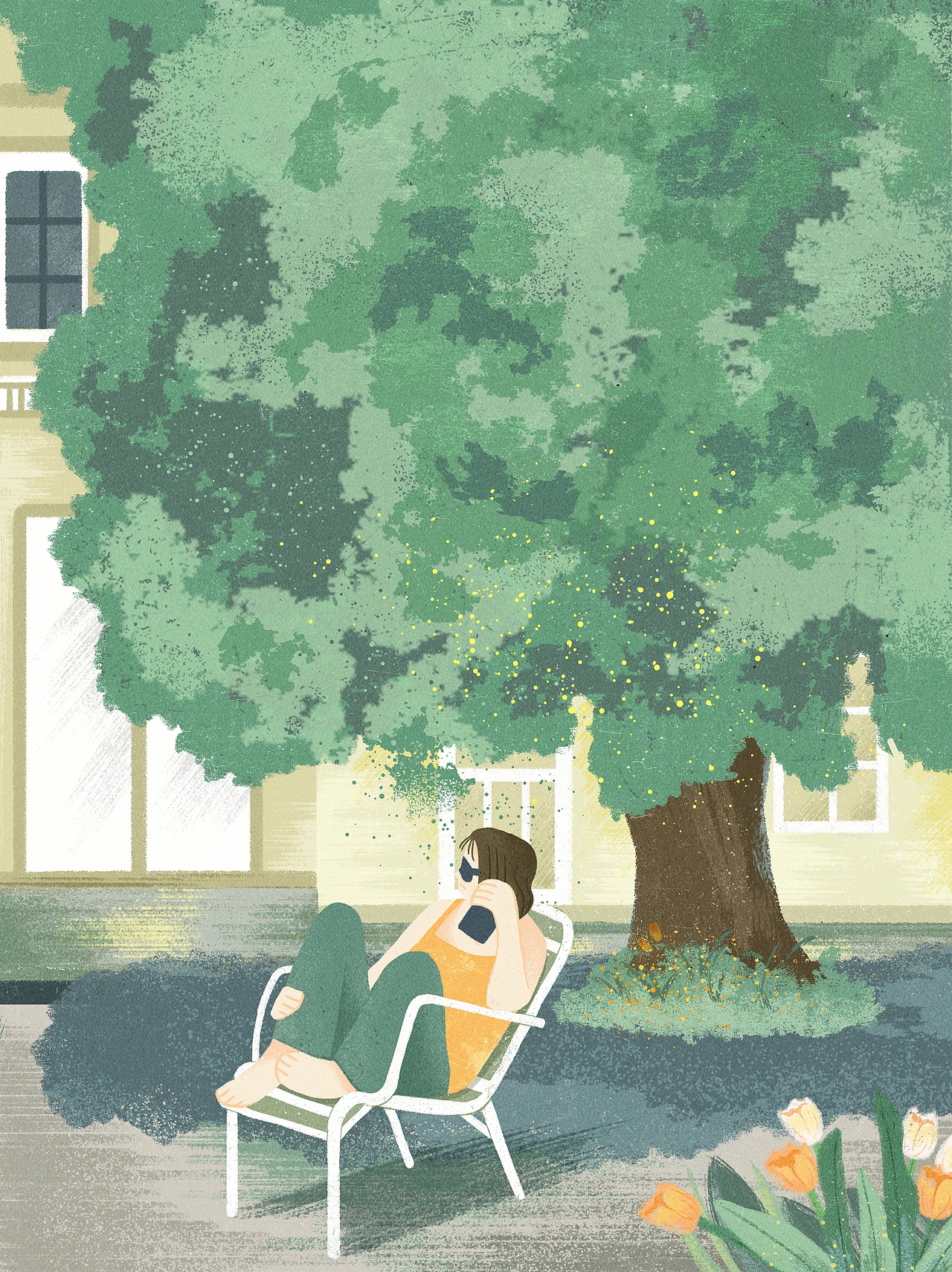 冰猫的春日之旅（图ZMjk5MjI0MDk2） - 商业插画 - 站酷设计师冰猫W原创素材 - 站酷ZCOOL