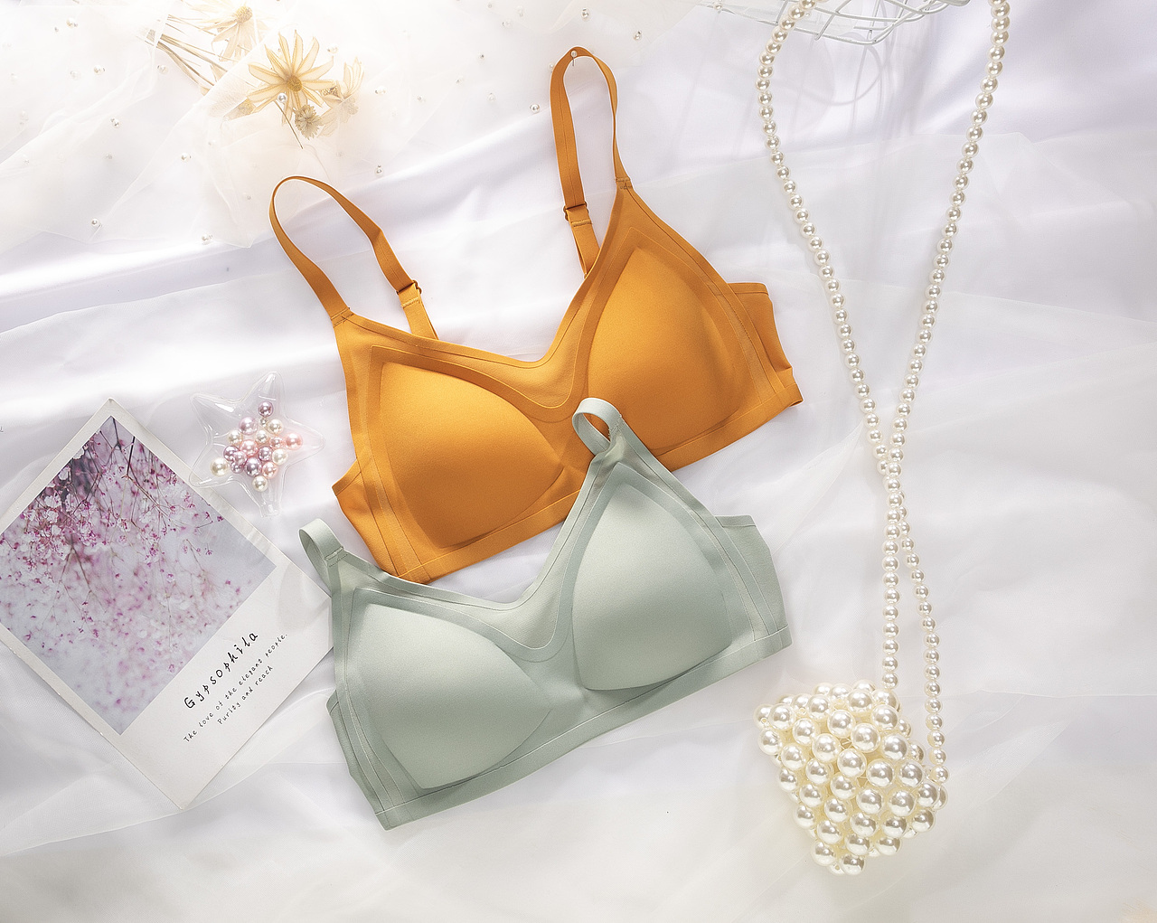 夏日内衣 网红风格 静物拍摄