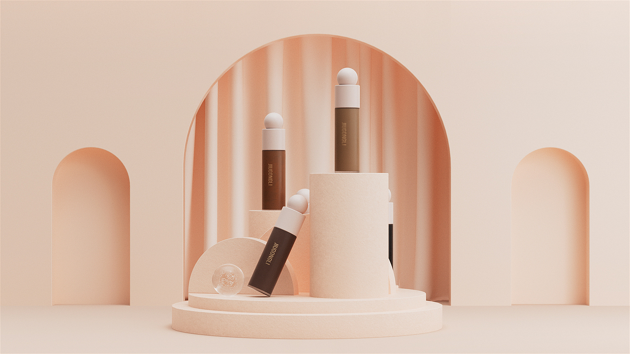 【c4d动画】临摹-遮瑕粉底液动画（图ZMzI5MTAyMjY0） - 动画/影视 - 站酷设计师九公里原创素材 - 站酷ZCOOL