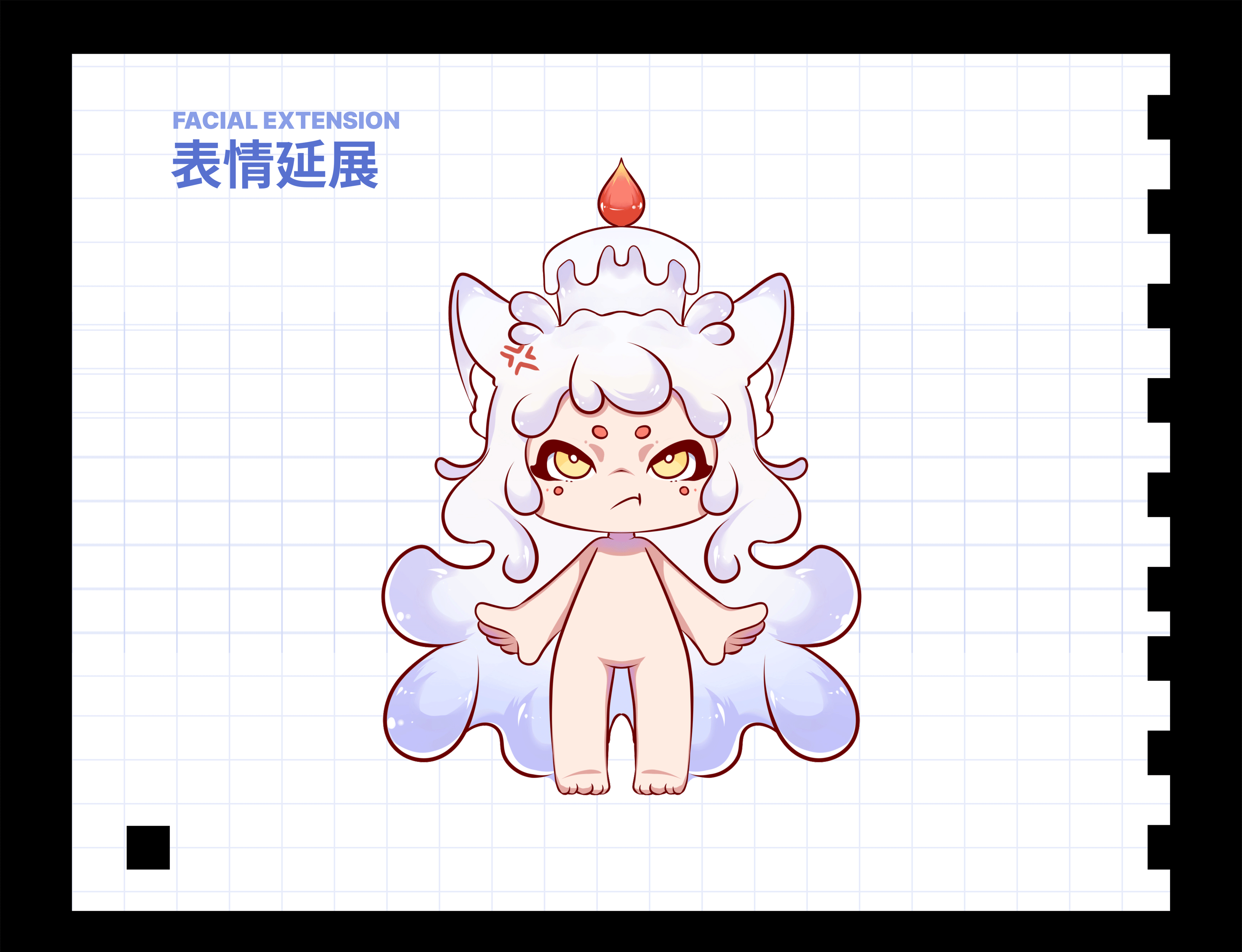 【烛·女】（图ZMzIyNDg5MzI0） - IP形象 - 站酷设计师思维跳脱de秃头星原创素材 - 站酷ZCOOL