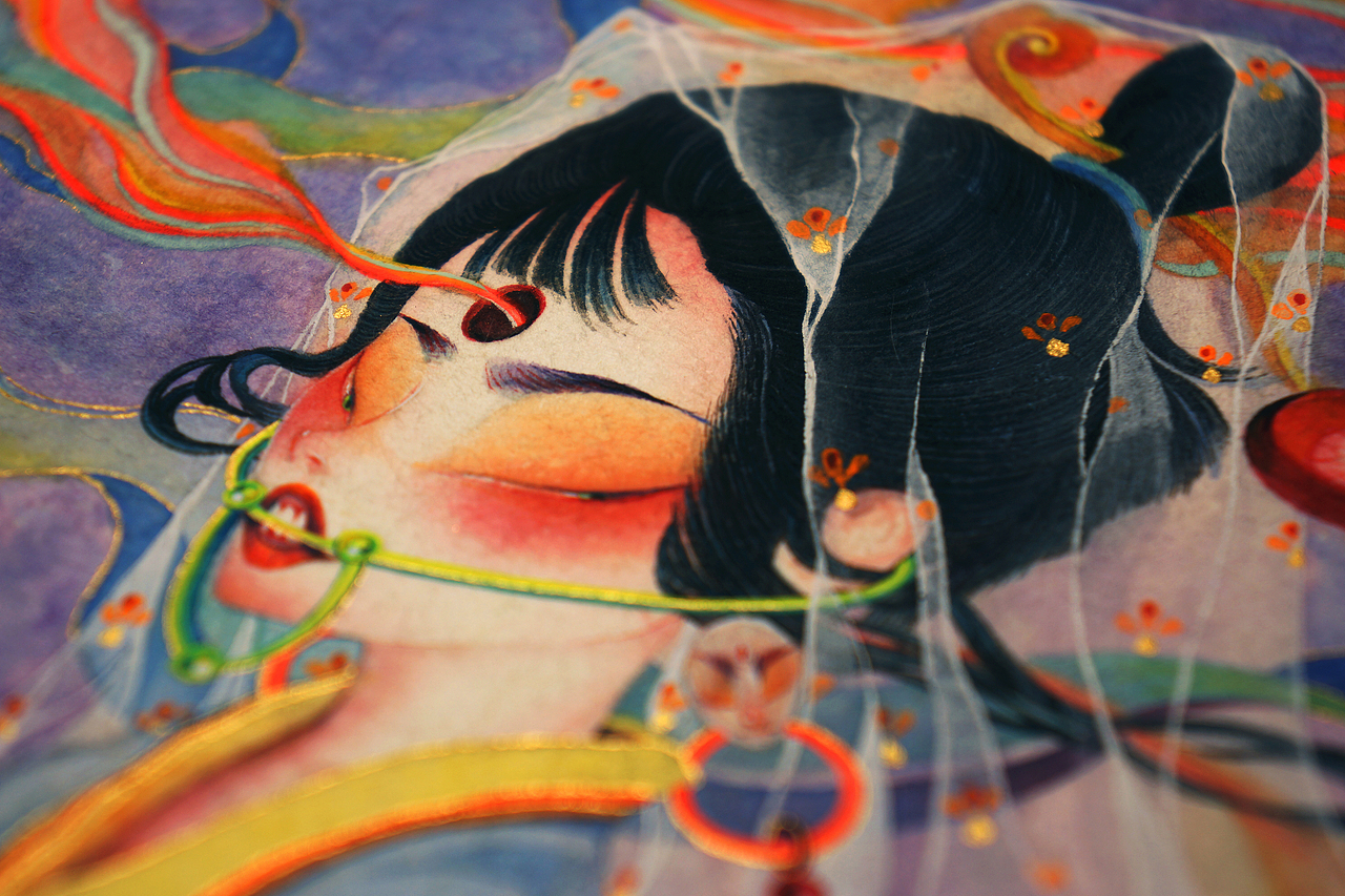 《殷犬.失败者之域》白中南颜彩——人川集(图ZMzIxMzI2MjYw) - 艺术插画 - 站酷设计师白中南原创素材 - 站酷ZCOOL