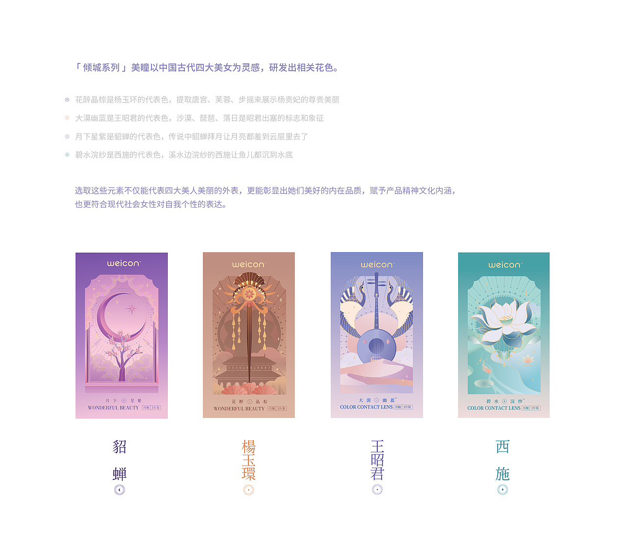 五克氮²×卫康｜倾城系列美瞳礼盒包装（图ZMzE3MTExODI4） - 包装 - 站酷设计师五克氮创意设计原创素材 - 站酷ZCOOL