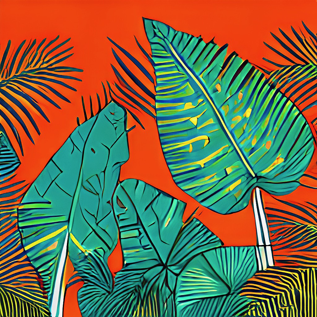 #wow+数字艺术nft热带植物龟背竹（图ZMzE5NzcxMzQw） - AI作品 - 站酷设计师pigtruman原创素材 - 站酷ZCOOL