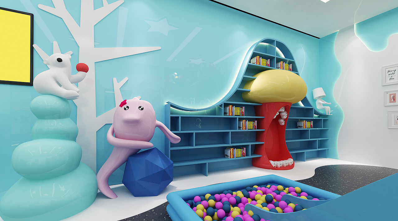 儿童娱乐区（图ZMzE5OTc1NTg0） - 其他三维 - 站酷设计师Vind1688原创素材 - 站酷ZCOOL