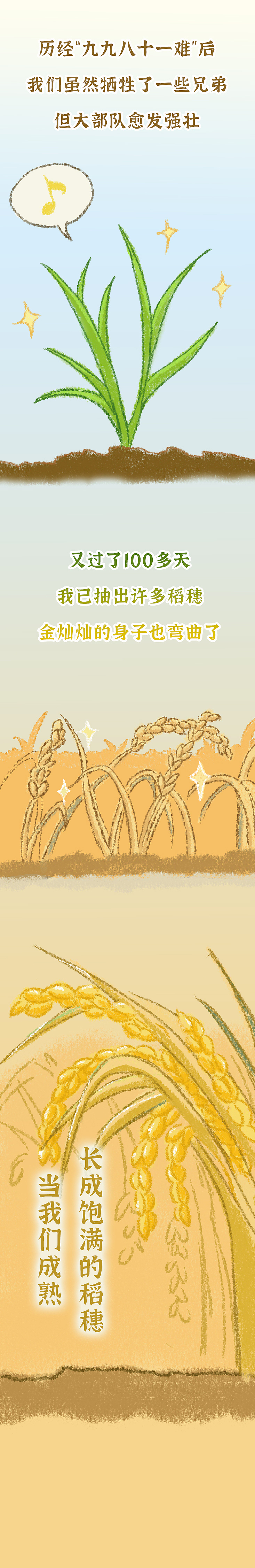 【原创手绘】一粒米的旅程（图ZMzY0MDk3MDUy） - 短篇/格漫 - 站酷设计师祝子霏2022原创素材 - 站酷ZCOOL