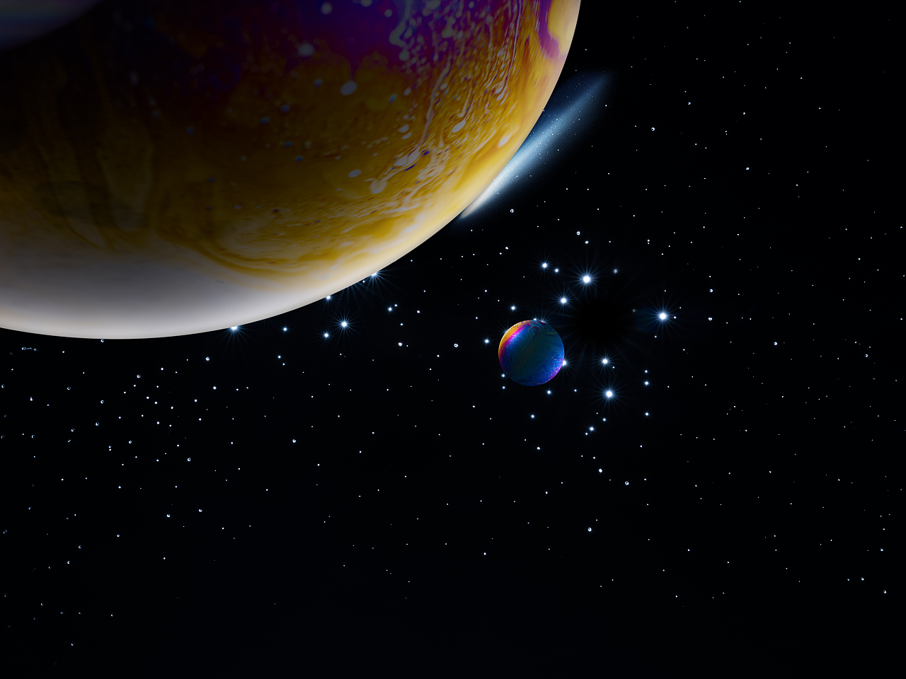 创意摄影 | 《泡影星际 恒久留痕》