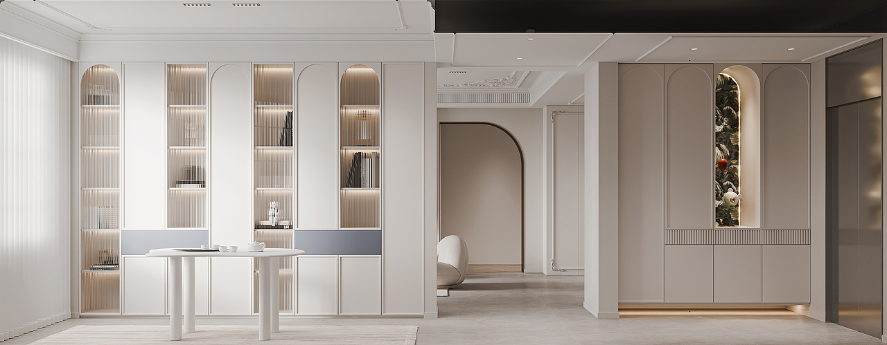 现代法式，轻法空间设计表现.（图ZMzAyMjgzMzg4） - 家装设计 - 站酷设计师阿昌绘万家原创素材 - 站酷ZCOOL