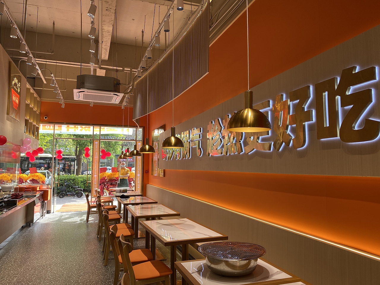 南小碗称重自选简餐现炒快餐品牌武汉首店餐饮全案设计