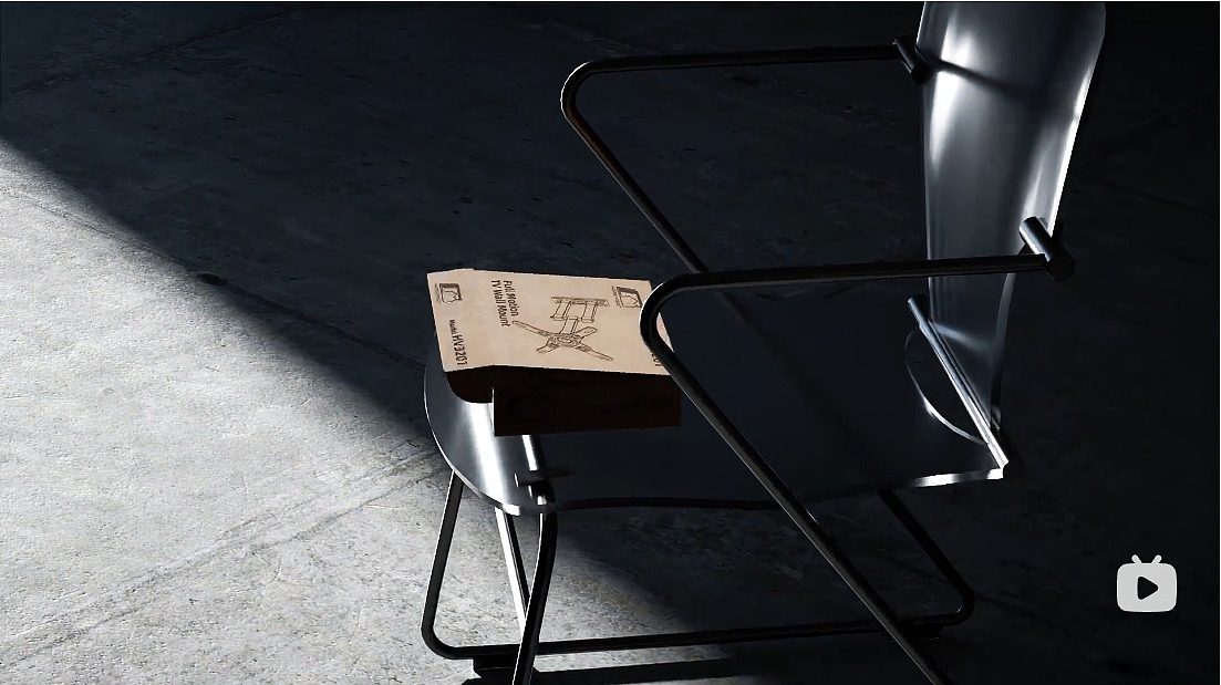 电视挂架三维视频