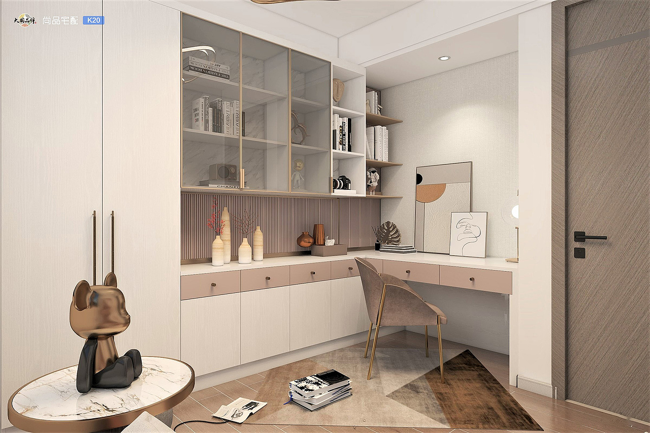 昆明装修公司木菲美家：复地云极3室2厅轻奢风格