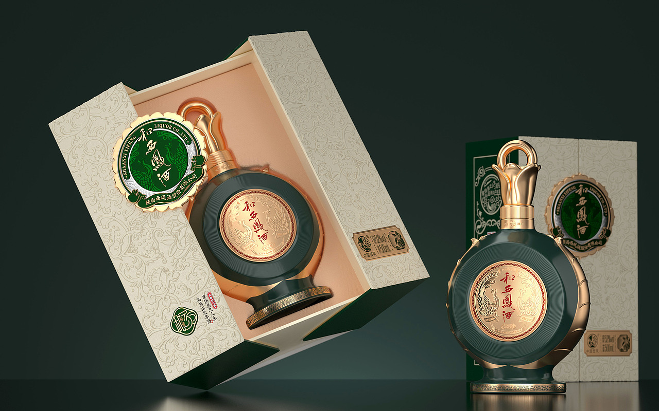 【独特的】白酒类产品渲染案例（二）（图ZMzUxOTc3NDky） - 产品 - 站酷设计师Ryan_TBB原创素材 - 站酷ZCOOL