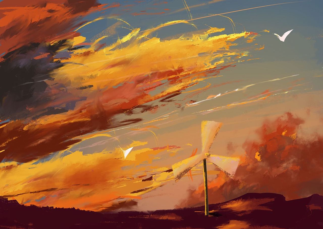 近一年的風(fēng)景，通過插畫滑下來給自己留個(gè)紀(jì)念（圖ZMzI4NTEzMTY0） - 藝術(shù)插畫 - 站酷設(shè)計(jì)師Z64691215原創(chuàng)素材 - 站酷ZCOOL