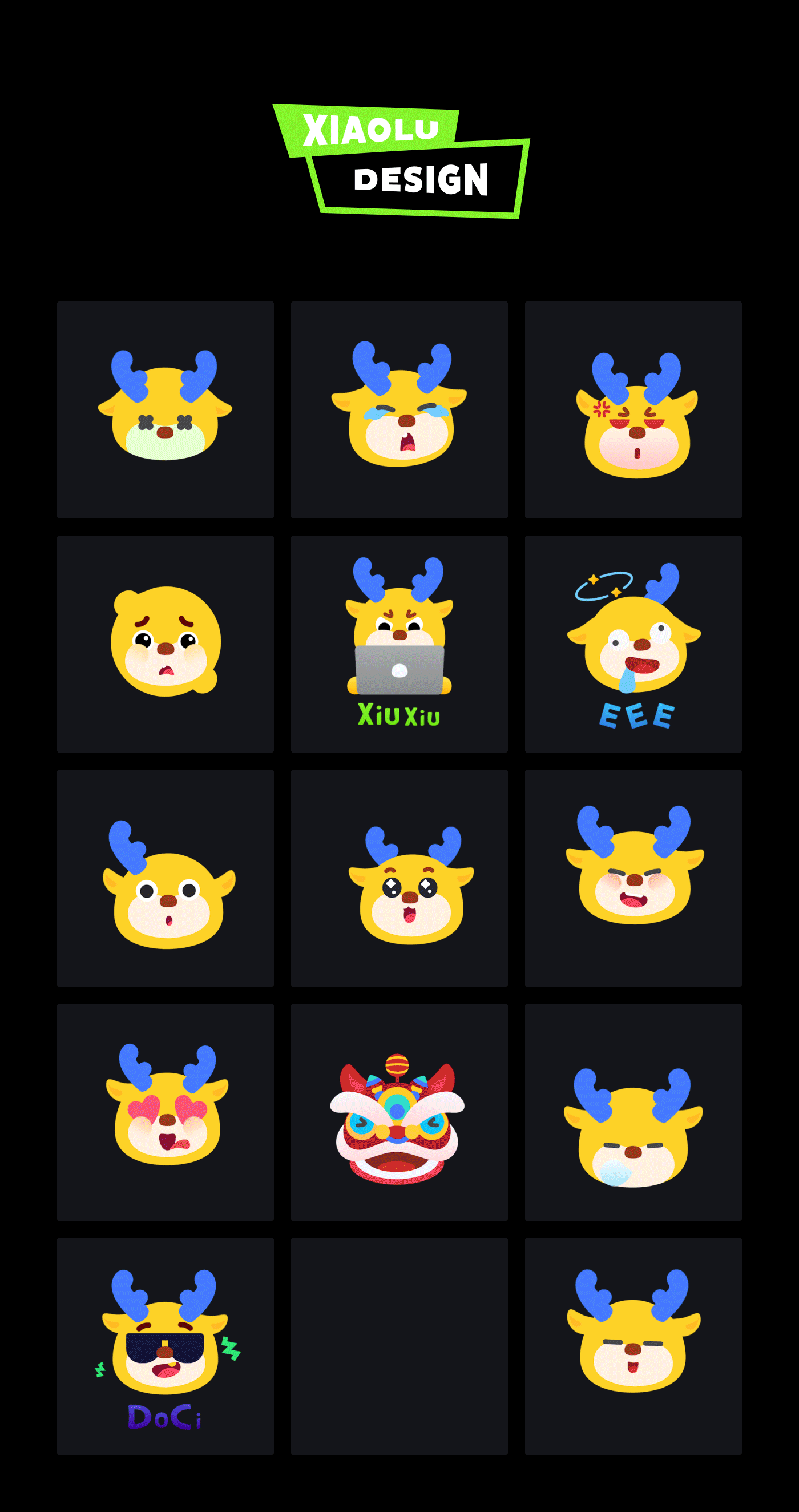 XiaoYo Design - YOULU APP IP设计（图ZMzE0MjU2MzQw） - 动效设计 - 站酷设计师BAYMAX5130原创素材 - 站酷ZCOOL