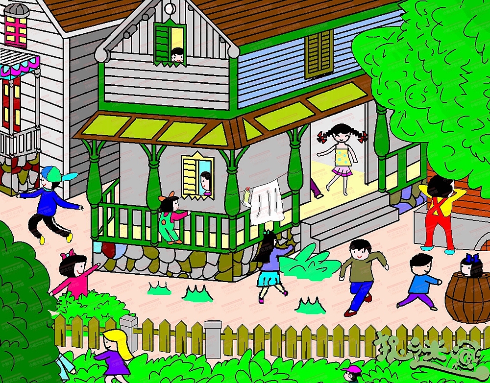 中小学生电脑绘画作品创作制作