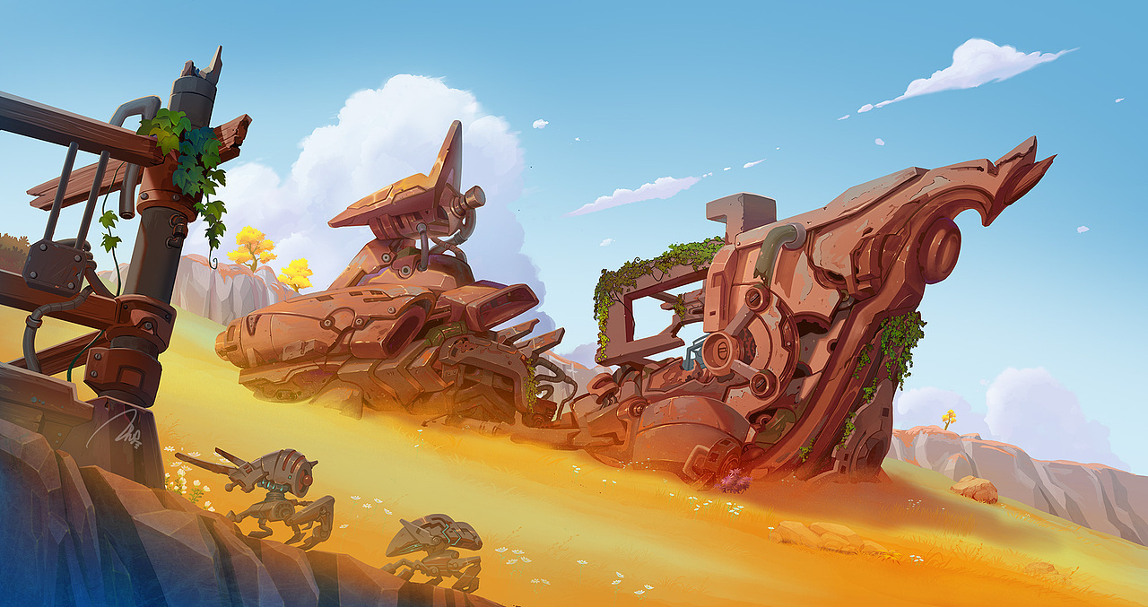 沙漠荒舟系列-未来文明(带步骤)