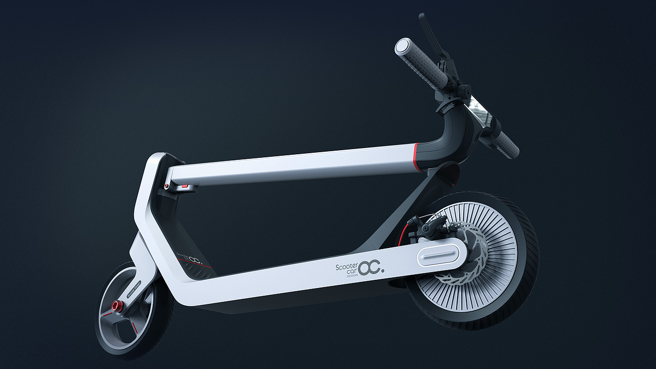 City electric scooter | 城市电动滑板车（图ZMzA5ODM0NDQ4） - 交通工具 - 站酷设计师OldGuy原创素材 - 站酷ZCOOL