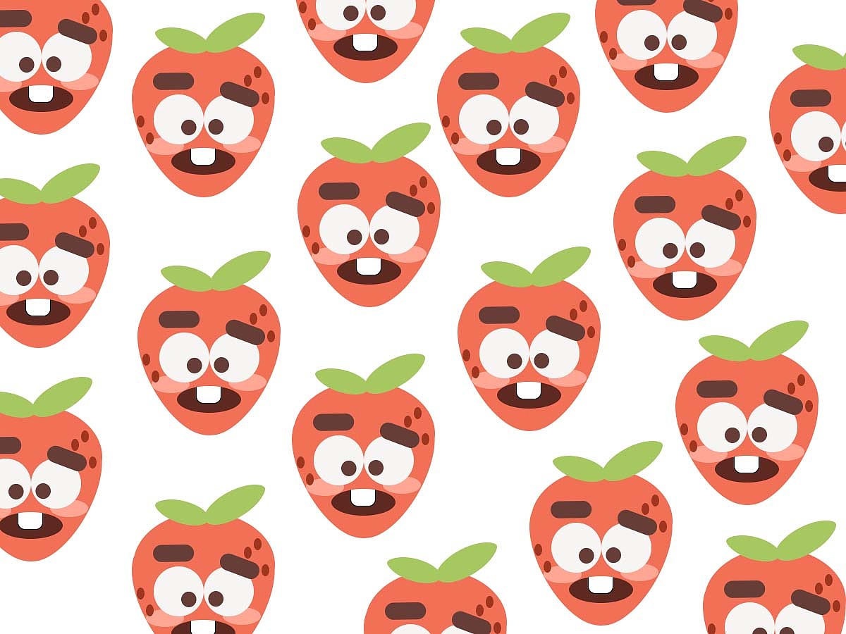 水果小元素插画