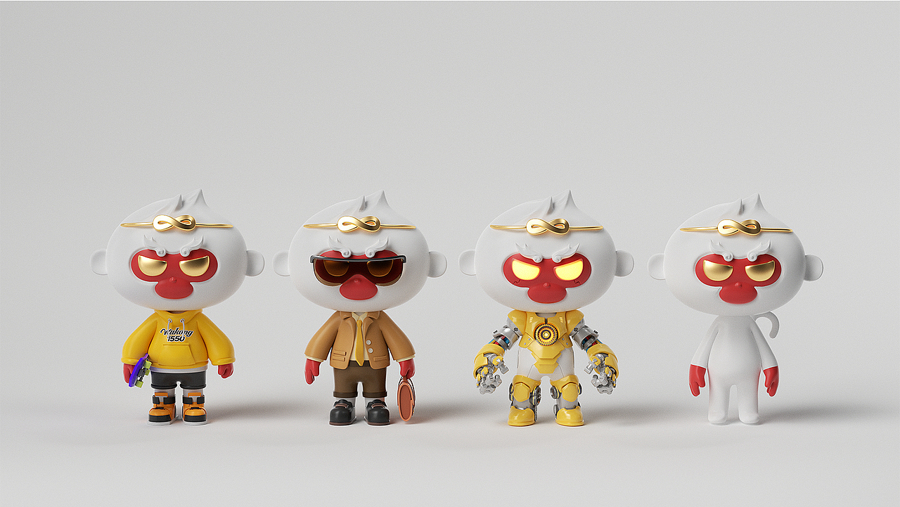 悟空IP设计（图ZMzMwNDIwODI0） - IP形象 - 站酷设计师广州悟空设计原创素材 - 站酷ZCOOL