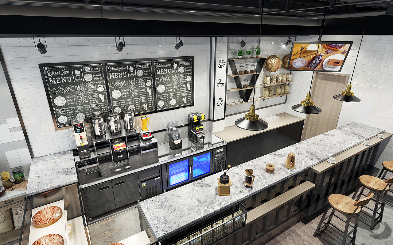 奶茶店餐饮设备3D建模渲染源文件（图ZMzcwNDg2OTM2） - 产品 - 站酷设计师奶茶设备3D源文件原创素材 - 站酷ZCOOL