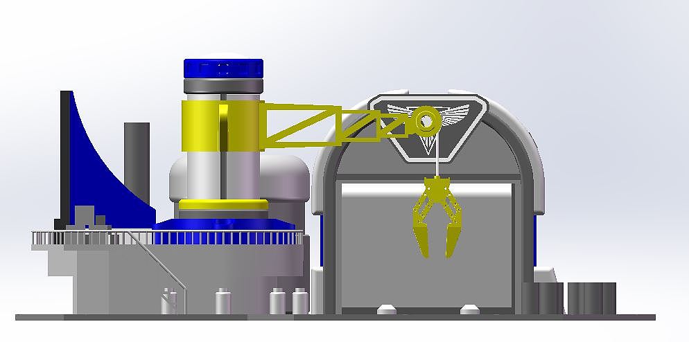 红警2盟军建造厂复刻-高还原度机械模型-SolidWorks