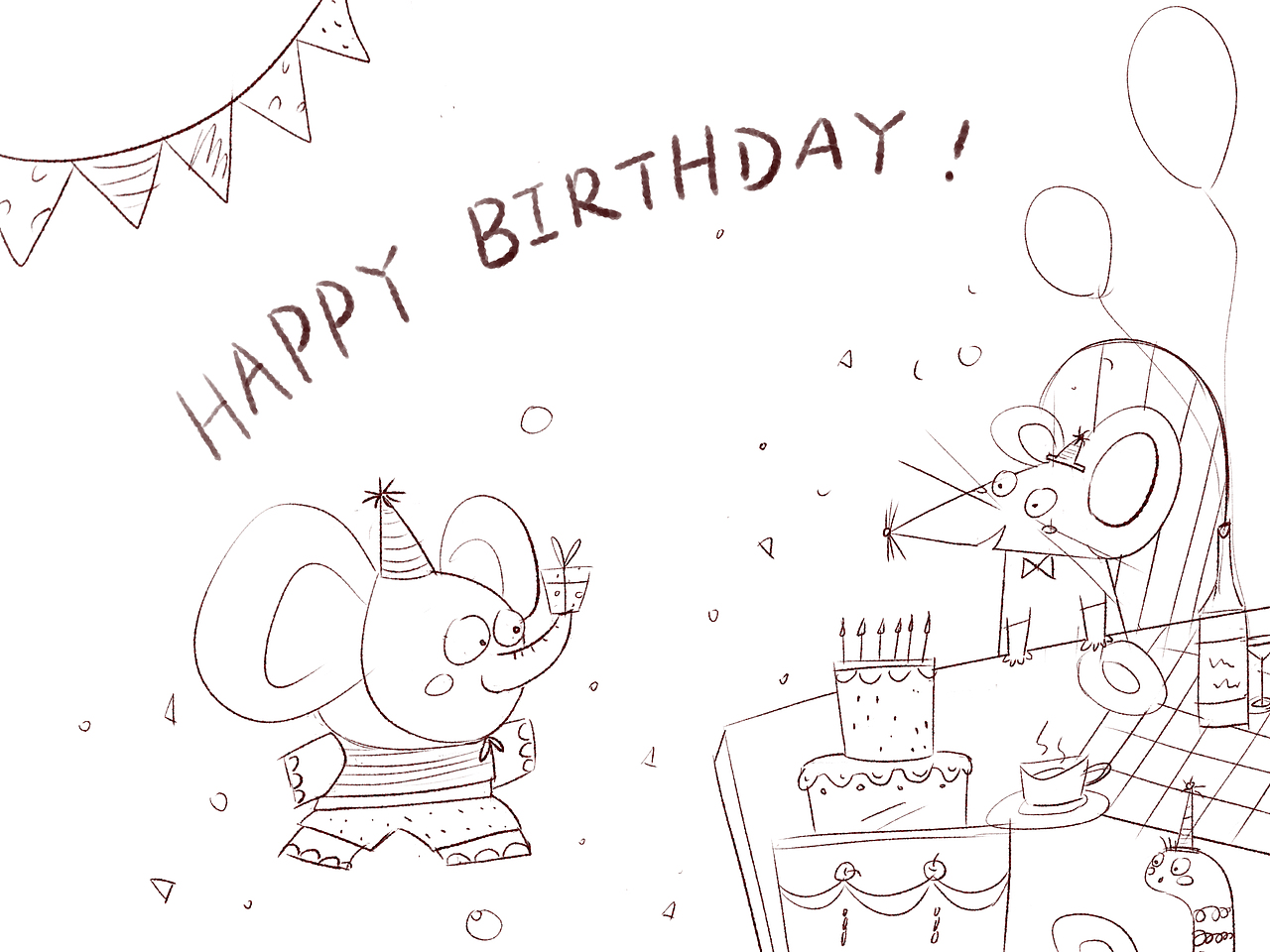 近期小动物插画合集（图ZMzI2MDQ2OTk2） - 绘本 - 站酷设计师爱画画的鱼籽兔原创素材 - 站酷ZCOOL